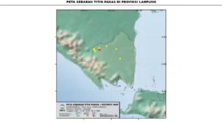 BMKG Deteksi 23 Titik Panas di Lampung, Way Kanan Terbanyak