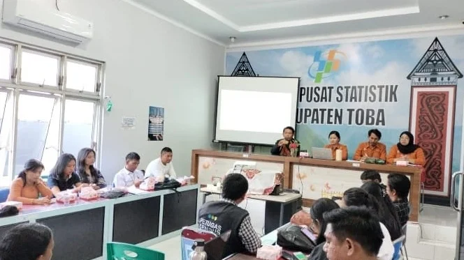 BPS Toba Evaluasi Pendataan SE2026, Target Capaian Terus Dikejar
