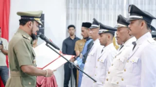Bupati Aceh Timur Lantik 57 Keuchik untuk Masa Jabatan 2027-2032