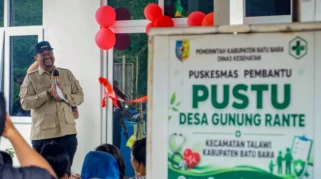 Bupati Batu Bara Resmikan Puskesmas Pembantu Gunung Rante