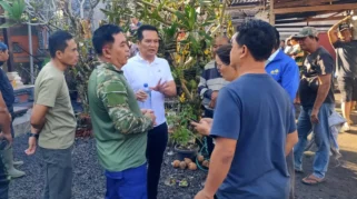 Bupati Jembrana Kunjungi Korban Kebakaran di Pekutatan
