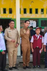 Bupati Kaur Tinjau GAMAS di SDN 03, Tekankan Peran Keluarga dalam Pendidikan