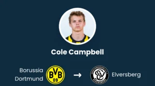 Cole Campbell Resmi Bergabung ke Elversberg Usai Tinggalkan Borussia Dortmund