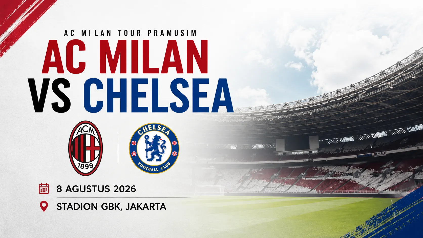 Daftar Pemain AC Milan Hadapi Chelsea di GBK, Ada Luka Modric