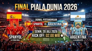 Daftar Tempat Nobar Gratis Spanyol vs Argentina di Jabodetabek
