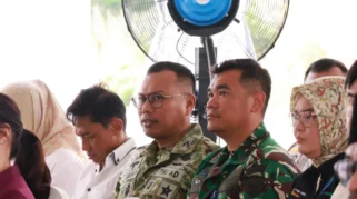 Danlanud Hang Nadim Hadiri Peletakan Batu Pertama Tugu Raja Ali YDM V