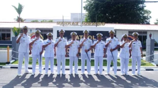 Dansatrol Kodaeral IV Pimpin Serah Terima Jabatan Komandan KRI Bubara-868