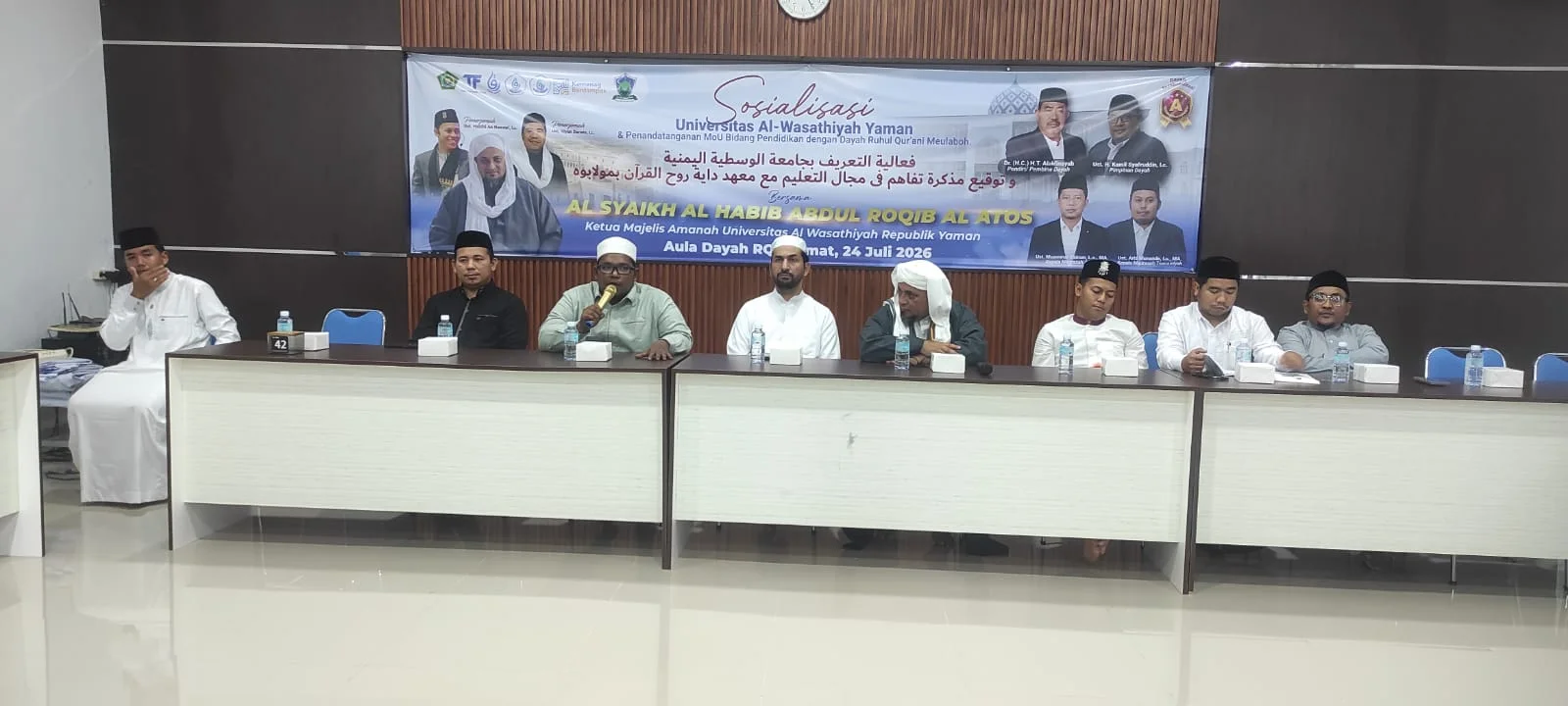Dayah Ruhul Qurani Jalin Kerja Sama Pendidikan dengan Universitas Al-Wasathiyah