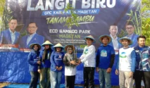 Demokrat Magetan Tanam 250 Pohon Bambu di Eco Bambu Park Peringati HUT ke-25
