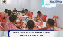 Dinsos Nias Utara dan Komisi II DPRD Raker Bahas Efektivitas Program Sosial