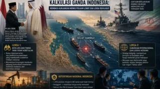 Doha dan Hormuz: Kalkulasi Ganda Indonesia di Tengah Blokade Selat Hormuz