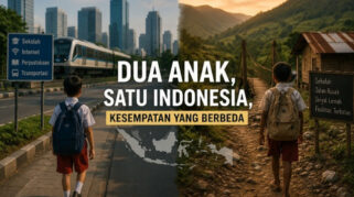 Dua Anak Satu Indonesia: Refleksi Kesenjangan Akses Pendidikan