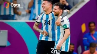 Enzo Fernandez Jadi Pahlawan Argentina Usai Cetak Gol Penentu ke Gawang Mesir