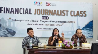 Financial Journalist Class Perkuat Pemahaman Media tentang Sektor Keuangan di Kediri