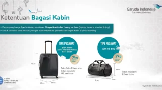 Garuda Indonesia Ubah Aturan Bagasi Gratis Jadi Berbasis Jumlah Koper Mulai 1 September 2026