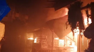 Gedung Pasar Nauli Sibolga Dilalap Api, Ratusan Lapak Terancam