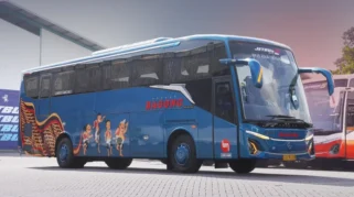 Gendong Sasis Mercedes-Benz, Bus Anyar PO Bagong Tampil Keren dengan Bodi Jetbus 5 SHD