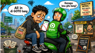 GOTO Terus Tertekan di Harga Rp50, Begini Peluang dan Risiko Masuk Papan Notasi Khusus