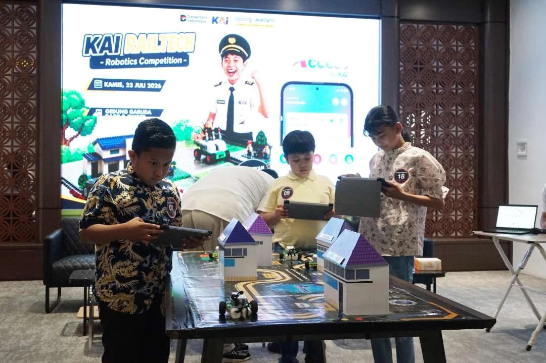 Hari Anak Nasional, KAI RailTech Robotics Competition Bagi Pelajar TK Hingga SMP