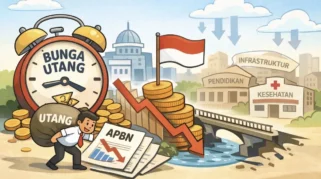 Indef: Kenaikan Utang Luar Negeri Persempit Ruang Fiskal APBN