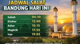 Jadwal Salat Hari Ini 10 Juli 2026: Bandung, Makassar, Surabaya, Denpasar