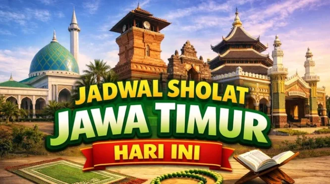 Jadwal Sholat Jawa Timur untuk Ibadah Jumat 31 Juli 2026