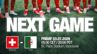 Jadwal Siaran Langsung dan Link Streaming Swiss vs Aljazair, Kick-off Jumat (03/07) Pukul 10.00 WIB di Kanada