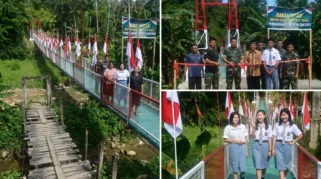 Jembatan Gantung Sungai Sowu Rampung, Akses Warga Makin Mudah