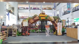 Jungle Zoo Palembang Ramai Dikunjungi Keluarga di Akhir Libur Sekolah