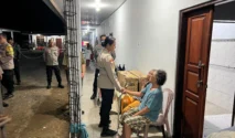 Kapolres Jembrana Salurkan Bantuan Sosial ke Rumah Lansia Bahagia