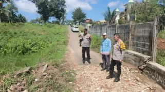 Kapolresta Bengkulu Tinjau Jembatan Putus di Betungan, Pastikan Penanganan Segera