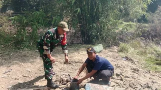 Karya Bhakti TNI Hadirkan Sumber Air Bersih di Ponpes Al-Muhajirin