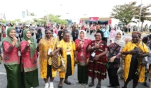 Ketua TP PKK Madina Hadiri HKG ke-54 PKK dan HUT ke-46 Dekranas di Makassar