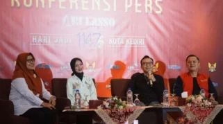 Konser HUT Kota Kediri ke-1.147, Ari Lasso Nostalgia Kenang Manggung di Pinggir Sungai Brantas