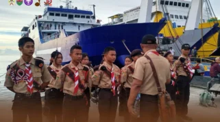 Kontingen Kwarcab Pramuka Nias Tiba Kembali Usai Jambore Daerah XI Sumut 2026