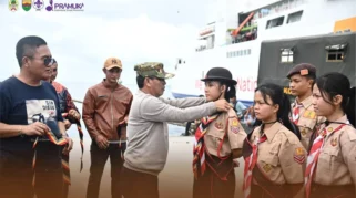 Kontingen Pramuka Nias Diberangkatkan ke Jambore Daerah XI Sumut Meski Anggaran Terbatas