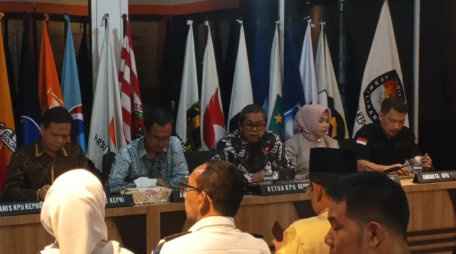 KPU Kepri Tetapkan 1,6 Juta Pemilih, Pemilih Baru Dominasi Kenaikan