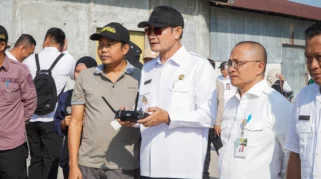 Lamongan Kerahkan Drone Kendalikan Wereng Batang Coklat