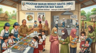 MBG Way Kanan Targetkan 142.331 Penerima Manfaat, Didukung 53 SPPG