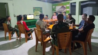 Nobar Piala Dunia 2026, Kodim 0423BU Pererat Kemanunggalan TNI-Rakyat