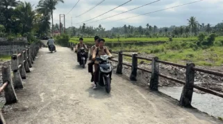 Normalisasi Sungai Batang Anai Rampung, Jembatan Permanen Segera Dibangun