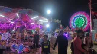 Pasar Malam Sematang Borang Disambut Antusias Warga Palembang
