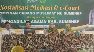 PC Muslimat NU Sumenep Sosialisasikan Mediasi dan e-Court Bersama Pengadilan Agama