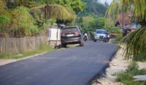 Pemkab Dharmasraya Percepat Perbaikan Jalan di Kawasan Eks RSUD Sungai Dareh