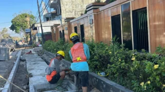 Pemkab Jembrana Pastikan Proyek Pedestrian Terapkan Standar K3