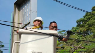 Pemkot Palembang Mulai Tata Kabel Internet di Tiga Ruas Jalan