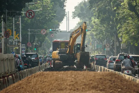 Perbaikan Jalan Kebon Sirih Ditargetkan Rampung Akhir September 2026