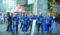 Peringati Sewindu, LRT Sumsel Kampanyekan Transportasi Publik dan Gaya Hidup Sehat