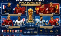 Piala Dunia 2026: Spanyol vs Prancis Bersaing ke Final, Inggris Tantang Argentina