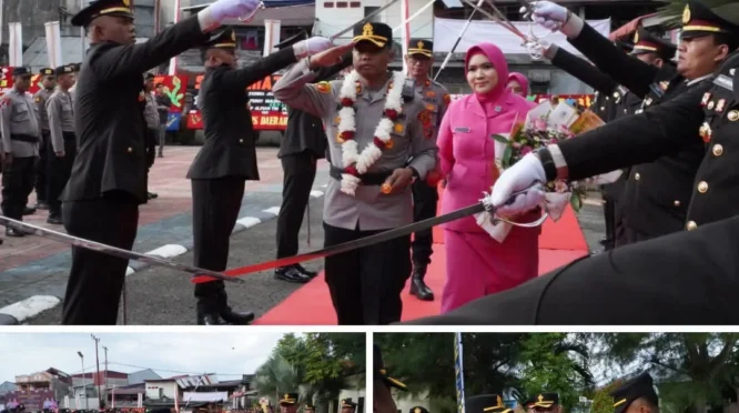 Pisah Sambut Kapolres Nias Selatan: AKBP Ferry Mulyana Sunarya ke AKBP Alfian Tri Permadi